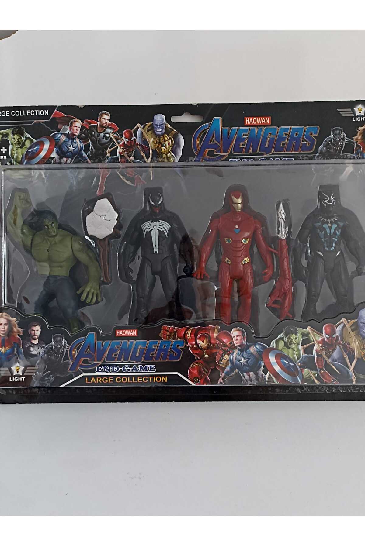 smilechild Süper Kahramanlar Hulk Venom Black Panther Iron Man 4