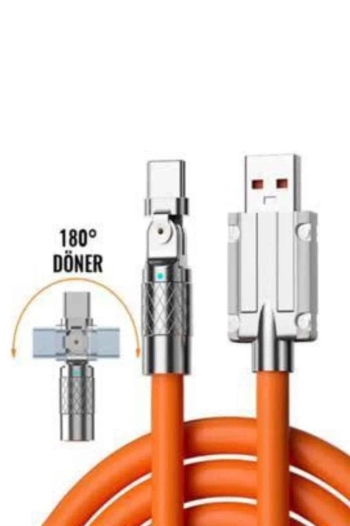 Ronanna 3 İn 1 Süper Hızlı Şarj Kablosu Android ve İOS Uyumlu Silikon Şarj Kablosu