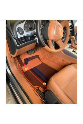 8D Audi A6 2005-2011 Arası Aracına Özel Çift Katmanlı Havuzlu Paspas Takımı (...