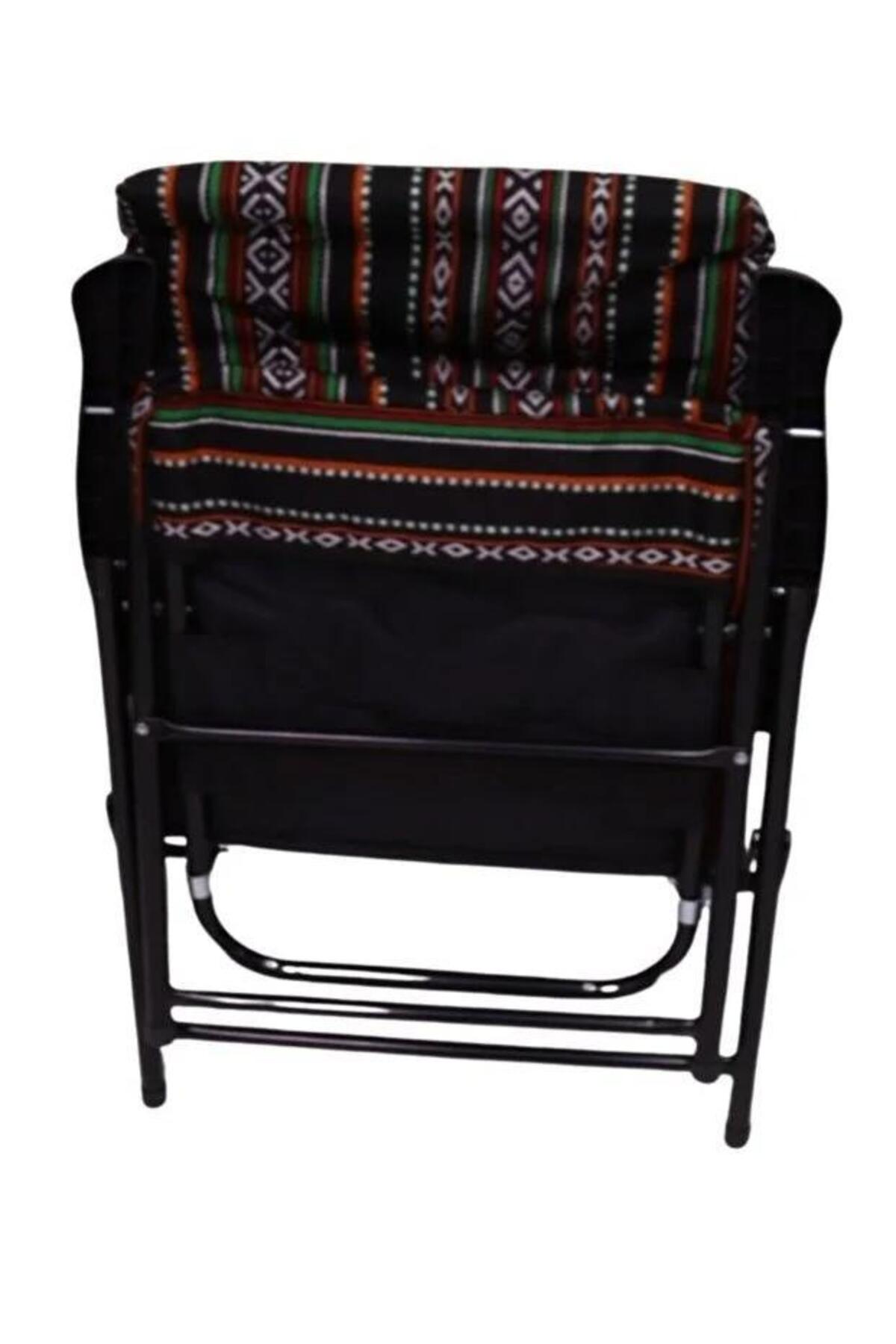 طقم كرسي سادو قابل للطي مع مسند للذراعين يتكون من كرسيين، مقعد نزهة، كرسي رياضي، كرسي خارجي