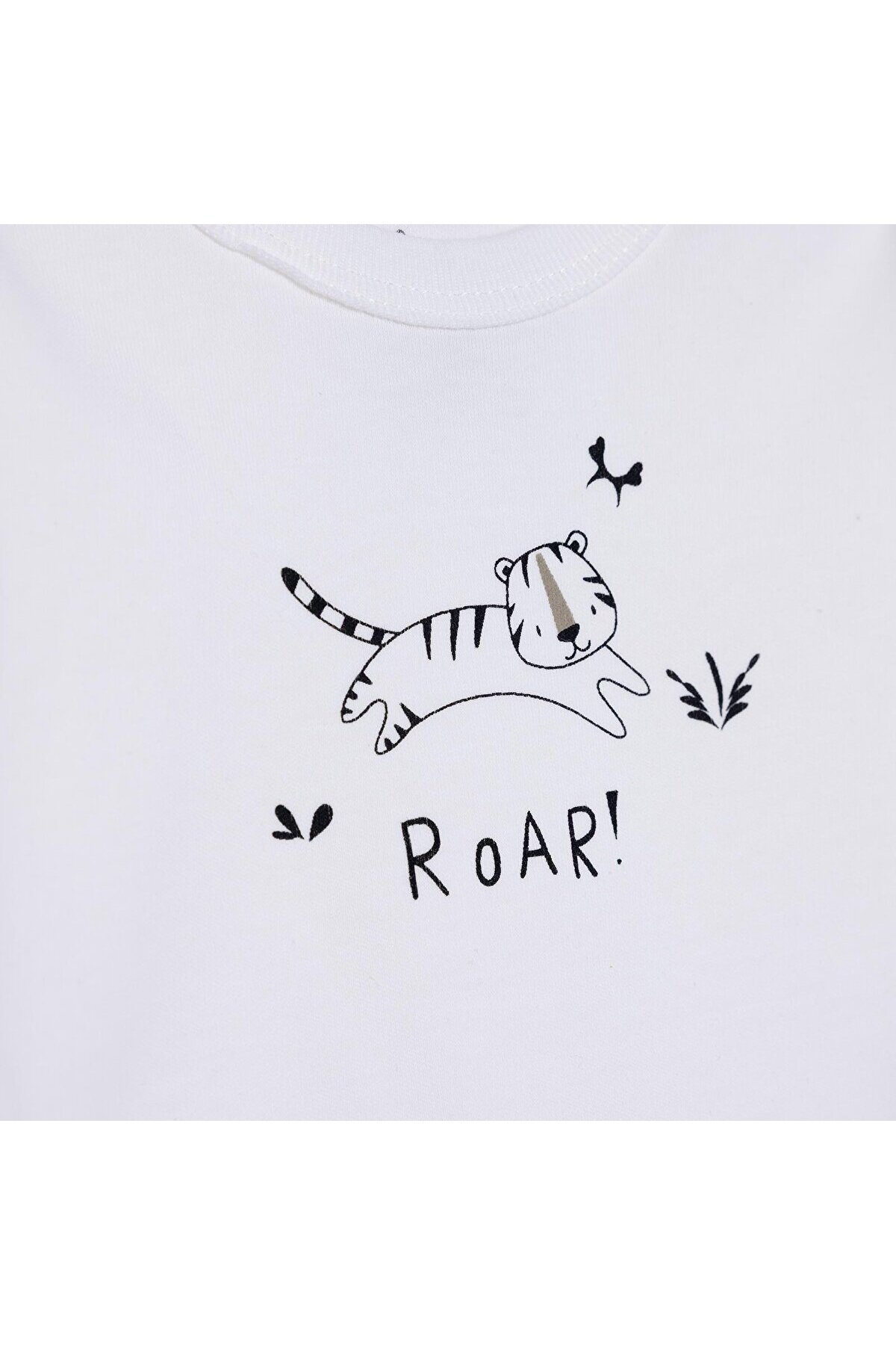 ebebek Hello Baby HelloBaby Erkek Bebek 2li Uzun Kol Body İnterlok Çıtçıtlı Yaka fotoğrafı 3 (önizleme)