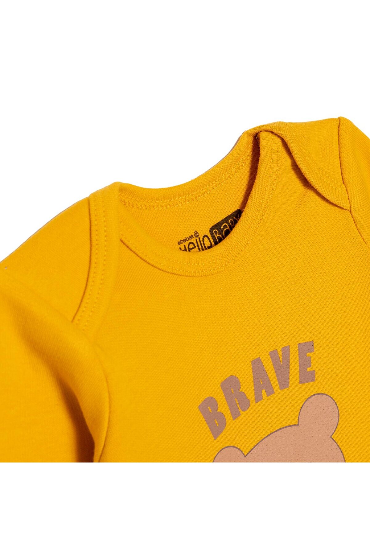 ebebek Hello Baby HelloBaby Erkek Bebek Uzun Kol Body İnterlok Çıtçıtlı Zarf Yaka fotoğrafı 3 (önizleme)