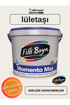 Filli Boya Momento Max Silikonlu İç Cephe Boyası 15L-SİLİNEBİLİR-MAT BOYA-YÜK...