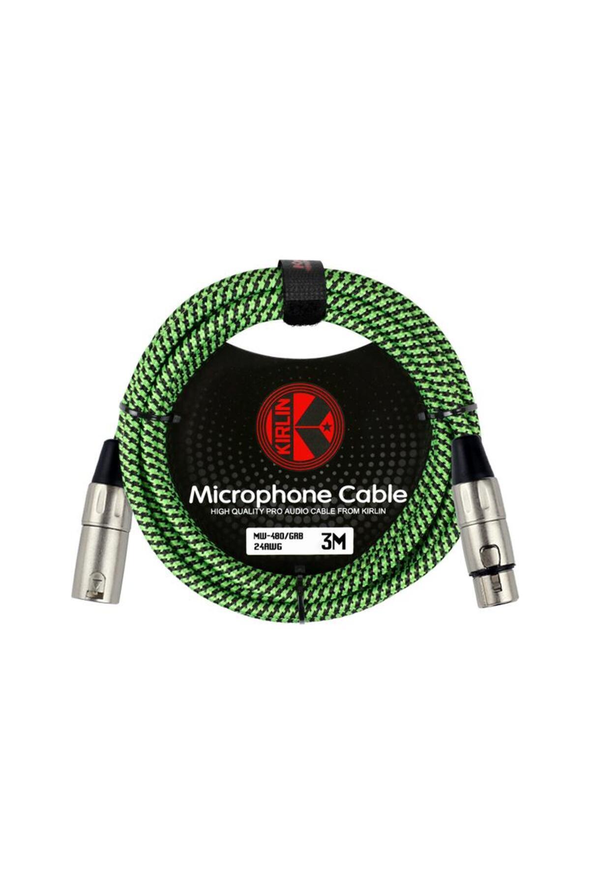 Kırlın MW-480 3M GRB HS 24AWG Mikrofon Kablosu