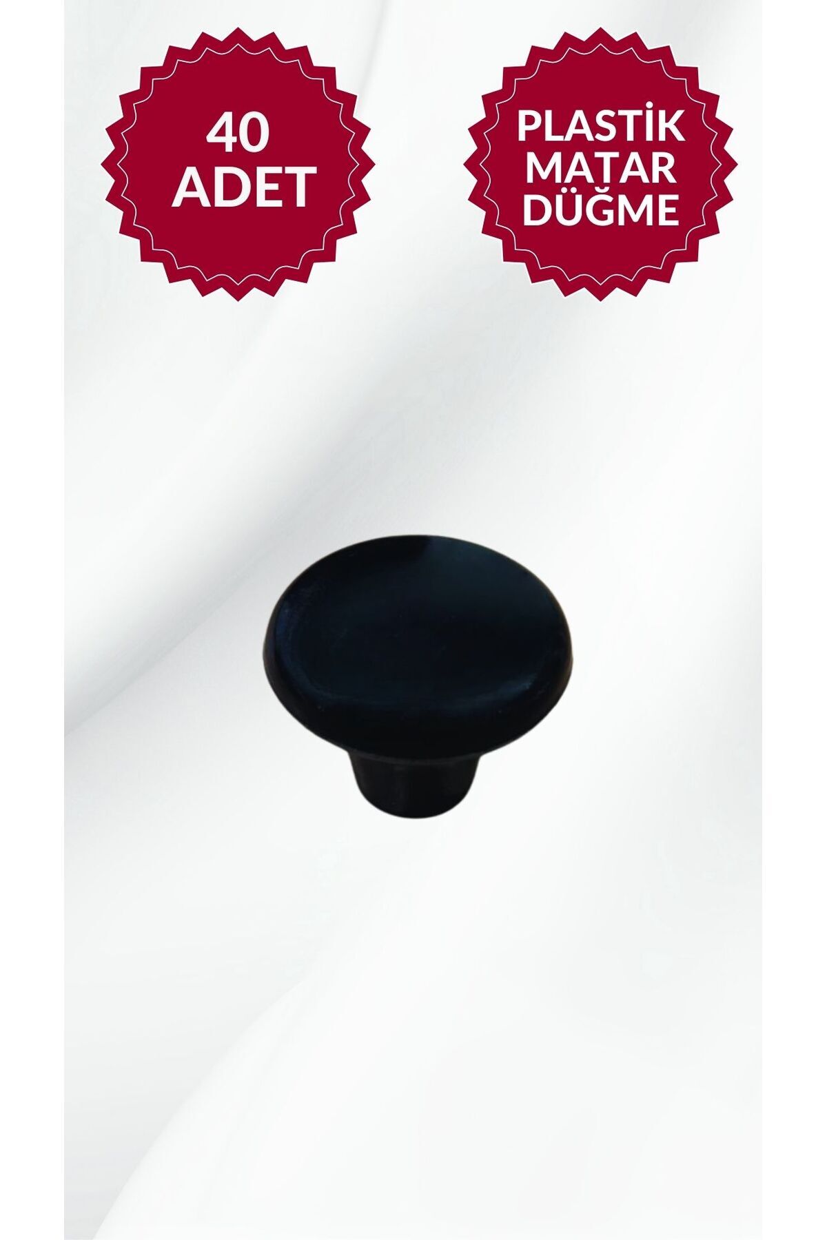 40PCS Cork Plastic Buttons Black Round Furniture Drawer Button Handle – Durable And Stylish Design