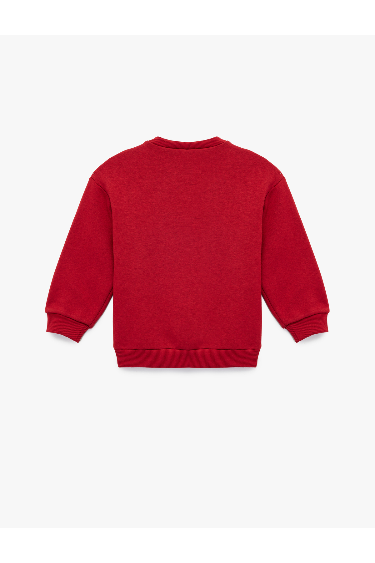 Koton Şardonlu Uzun Kollu Bisiklet Yaka Nakışlı Sweatshirt fotoğrafı 2 (önizleme)