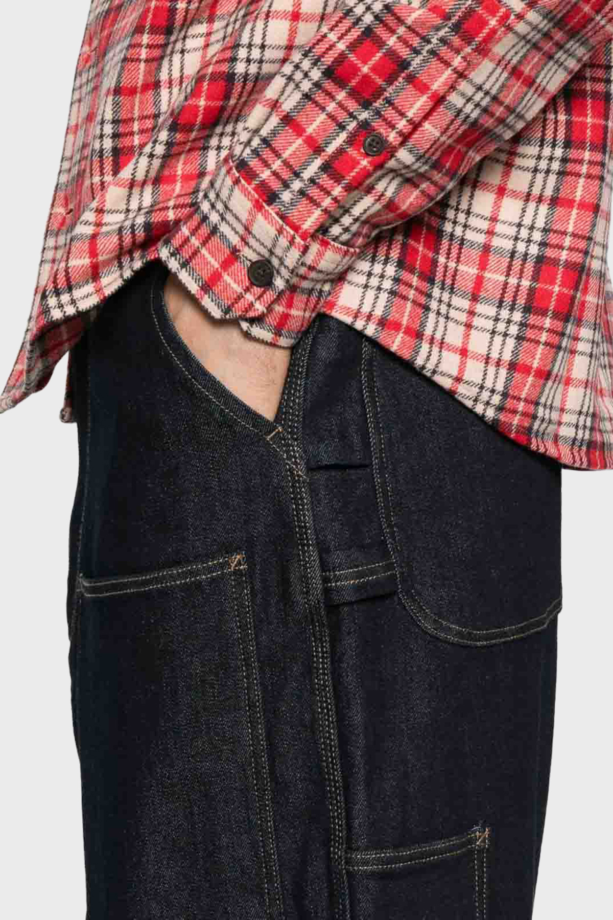 شلوار مردانه طرح دار فاق نرمال | امپوریو آرمانی Emporio Armani EM003159 AF17809 MB001 - تصویر 4