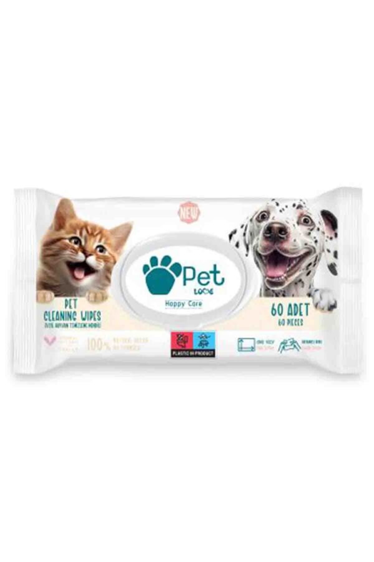 Pet Love Evcil Hayvan Temizleme Mendili 60lı Luxury