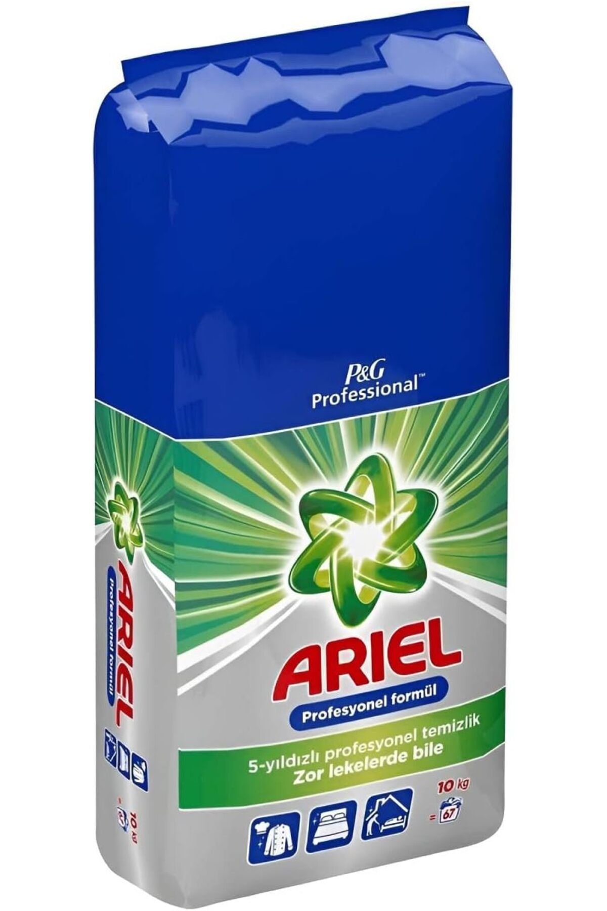 Ariel مسحوق غسيل للملابس الملونة والبيضاء من اريال، احترافي، 10 كجم