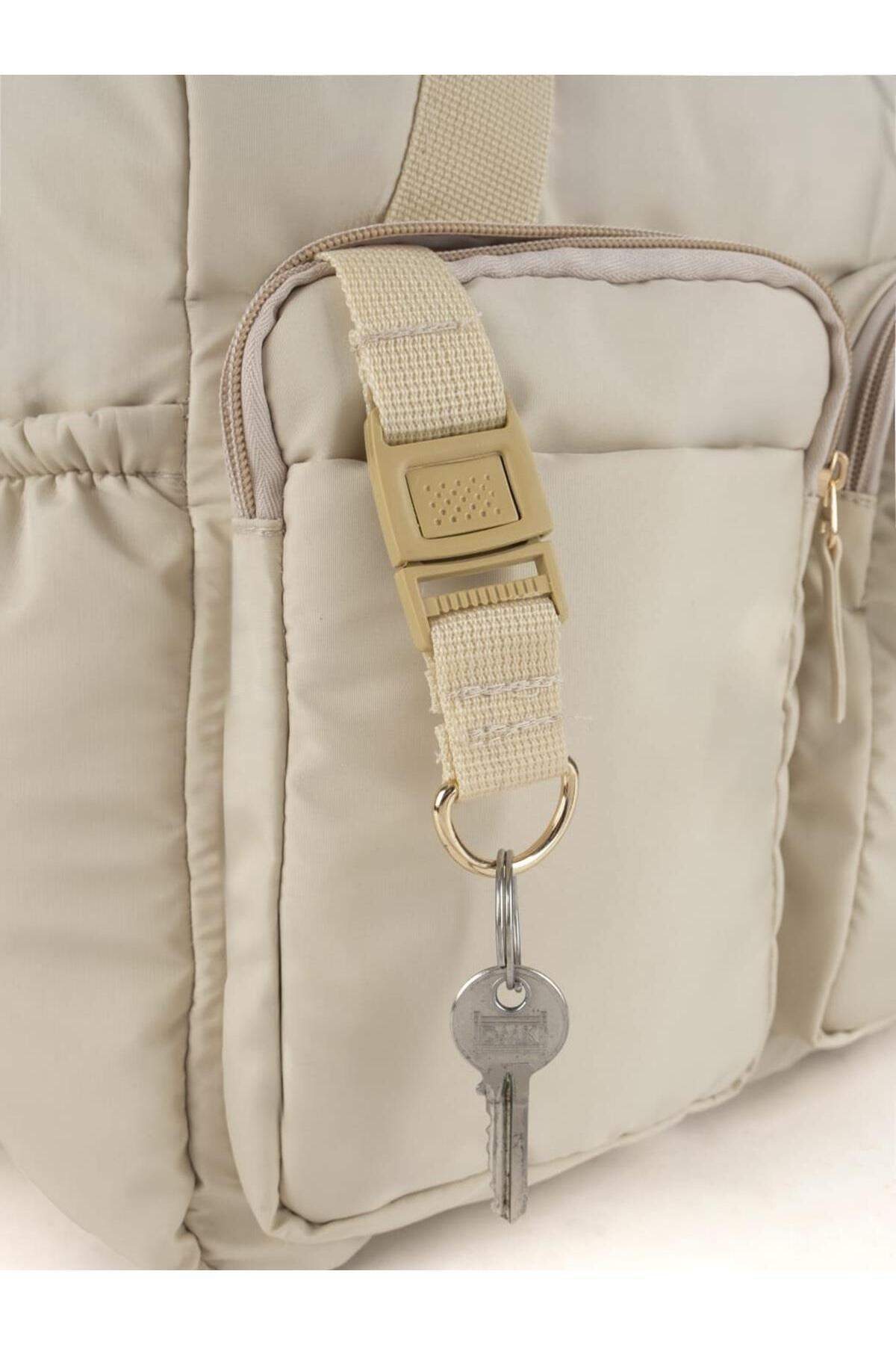 Papyon Baby Kids Maxi Bebek Bakım Omuz Çantası Biberon Termos Gözlü Puset Askı Aparatlı fotoğrafı 3 (önizleme)