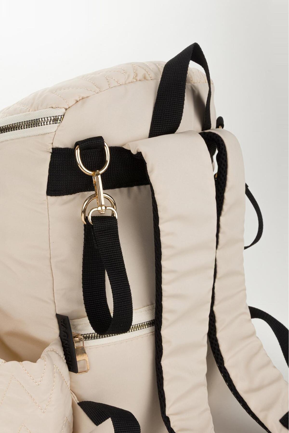 Papyon Baby Kids Gogo Bondit Kumaş Biberon Termos Gözlü Bebek Bakım Sırt Çantası fotoğrafı 5 (önizleme)