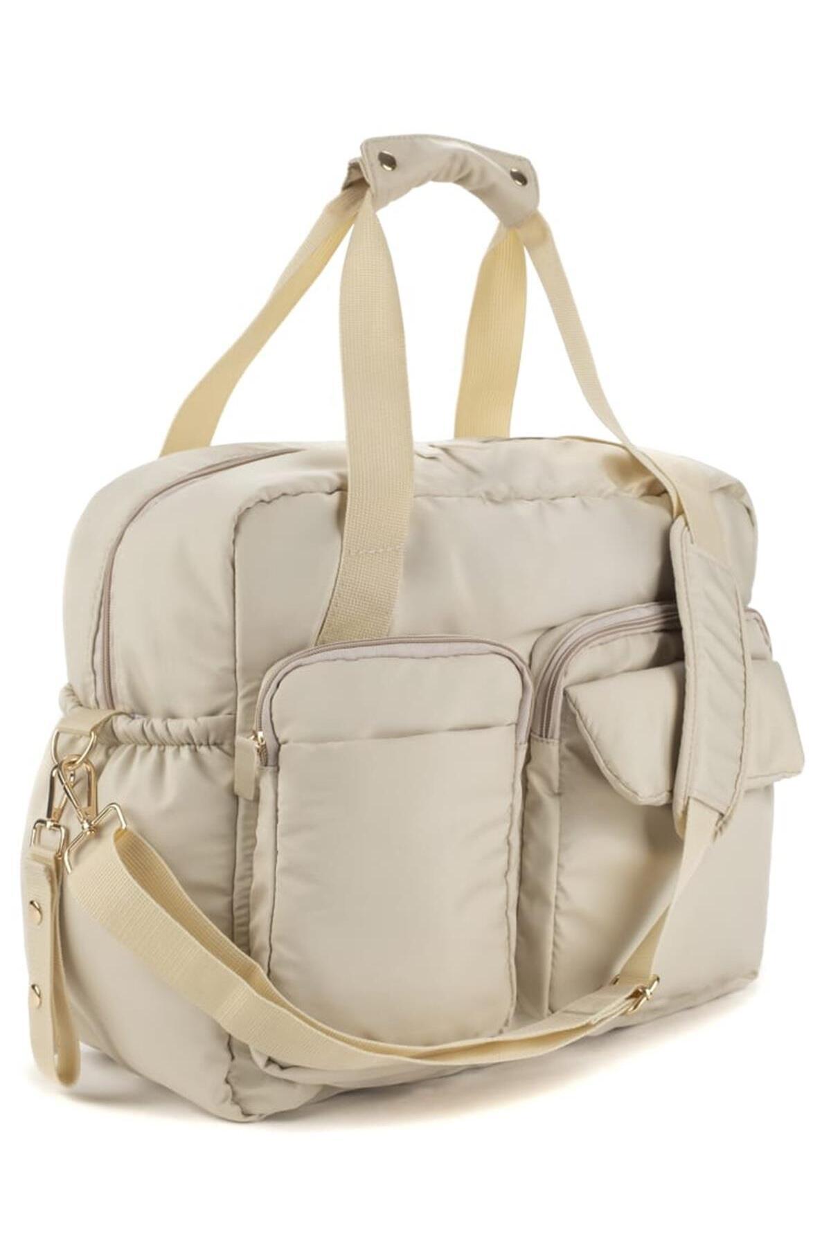 Papyon Baby Kids Maxi Bebek Bakım Omuz Çantası Biberon Termos Gözlü Puset Askı Aparatlı fotoğrafı 2 (önizleme)