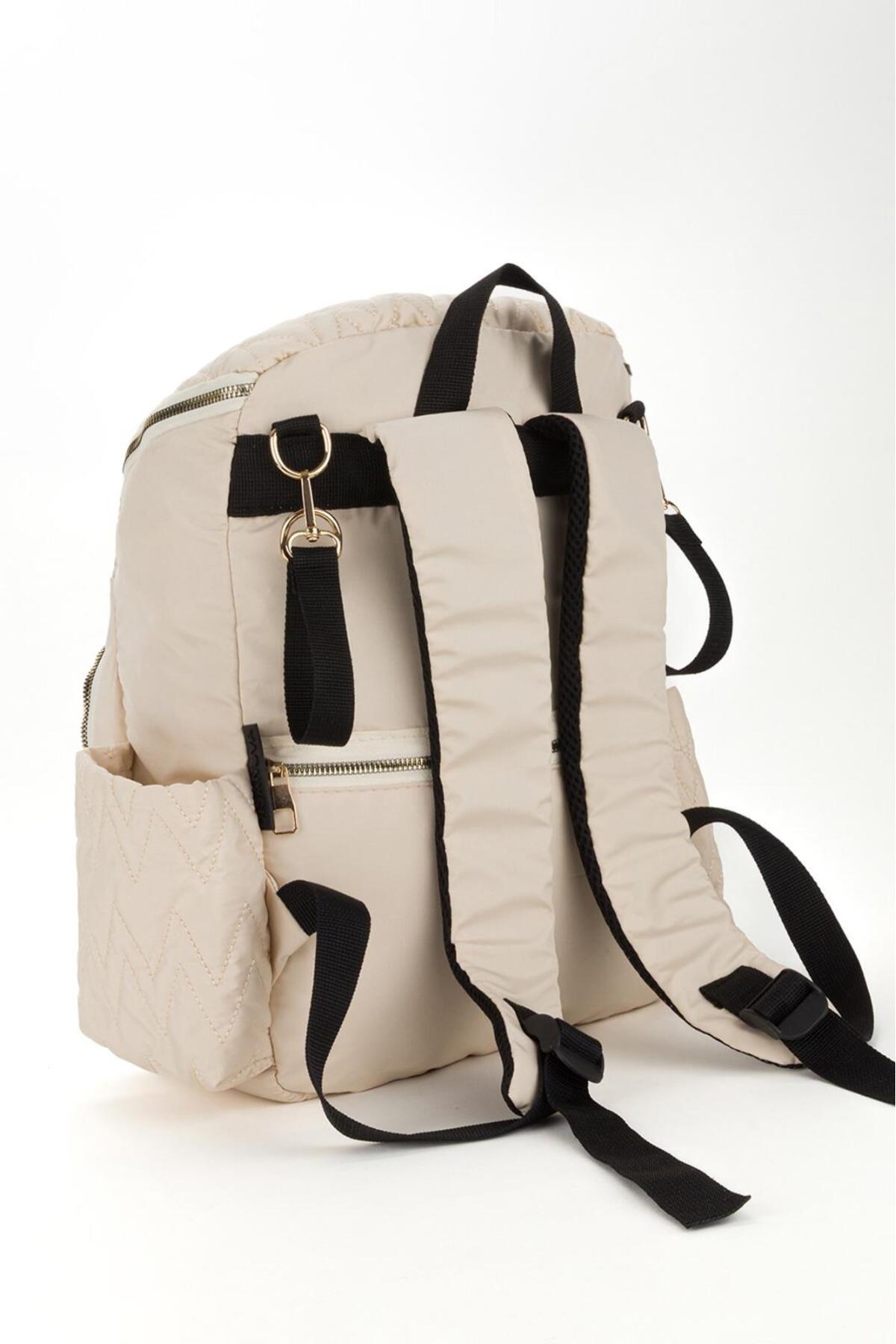 Papyon Baby Kids Gogo Bondit Kumaş Biberon Termos Gözlü Bebek Bakım Sırt Çantası fotoğrafı 6 (önizleme)