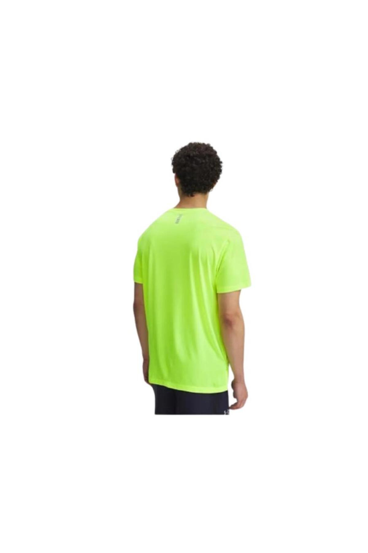 Under Armour Ua Launch Shortsleeve 1382582-732 Sarı Tişört