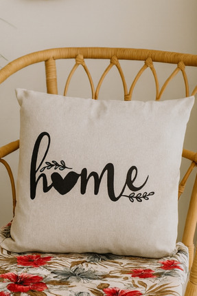 Vareni Keten Dokulu %100 Pamuk Bohem Kırlent Kılıfı Lüks Dikiş Kalitesi İthal...