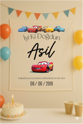 Jozia Kişiye Özel Doğum Günü Duvar Flaması / Duvar Süsü / Parti Flaması Afiş ...