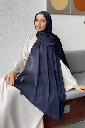 İSTANBULSTYLEMODA Abiye ŞAL Janjan Parlak Saten Dokulu Tesettür Abiye Şifon k...