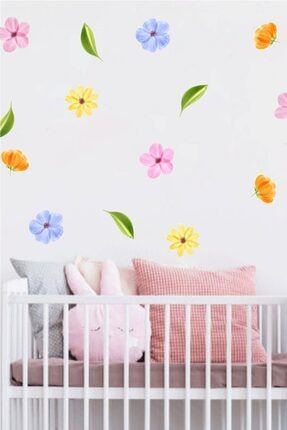 - Renk Cümbüş Çiçekleri Duvar Stickerı DWS-82
