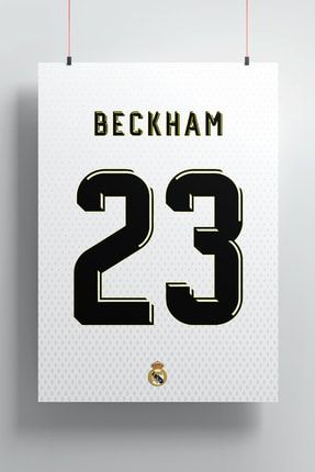David Beckham Jersey Poster PST01231124