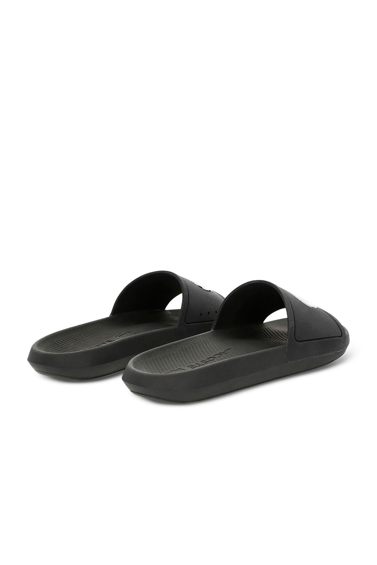 دمپایی آبی مردانه سیاه چاپی Croco 737CMA0018 Lacoste