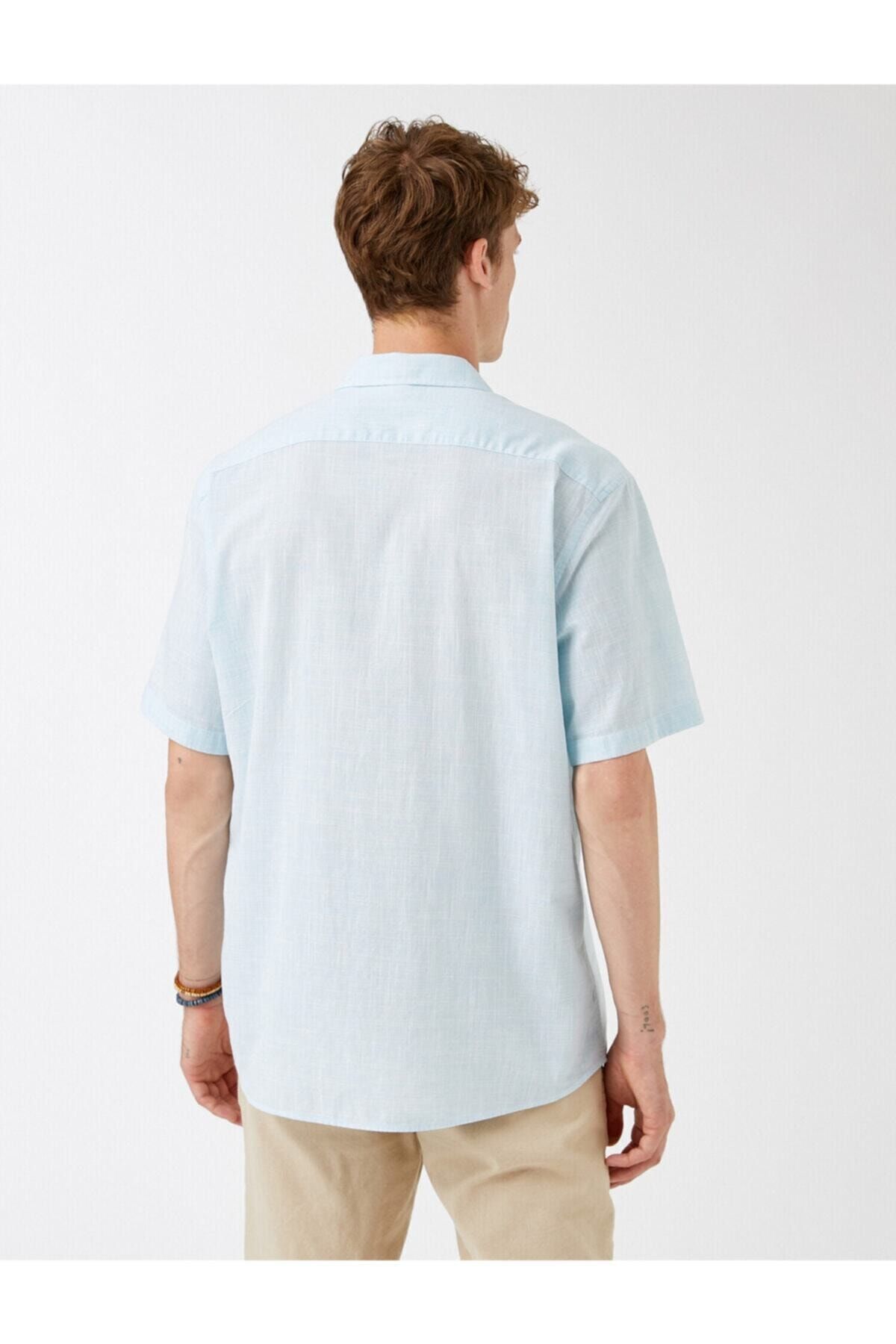Koton Hemd Blau Regular Fit Fast ausverkauft