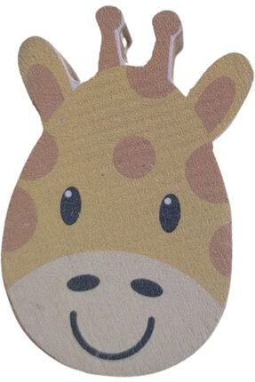 Zürafa Kulp Çocuk Bebek Odası Dolap Çekmece Mobilya Kulpu, En 4.5 Cm Boy 6 Cm tashaneklp001