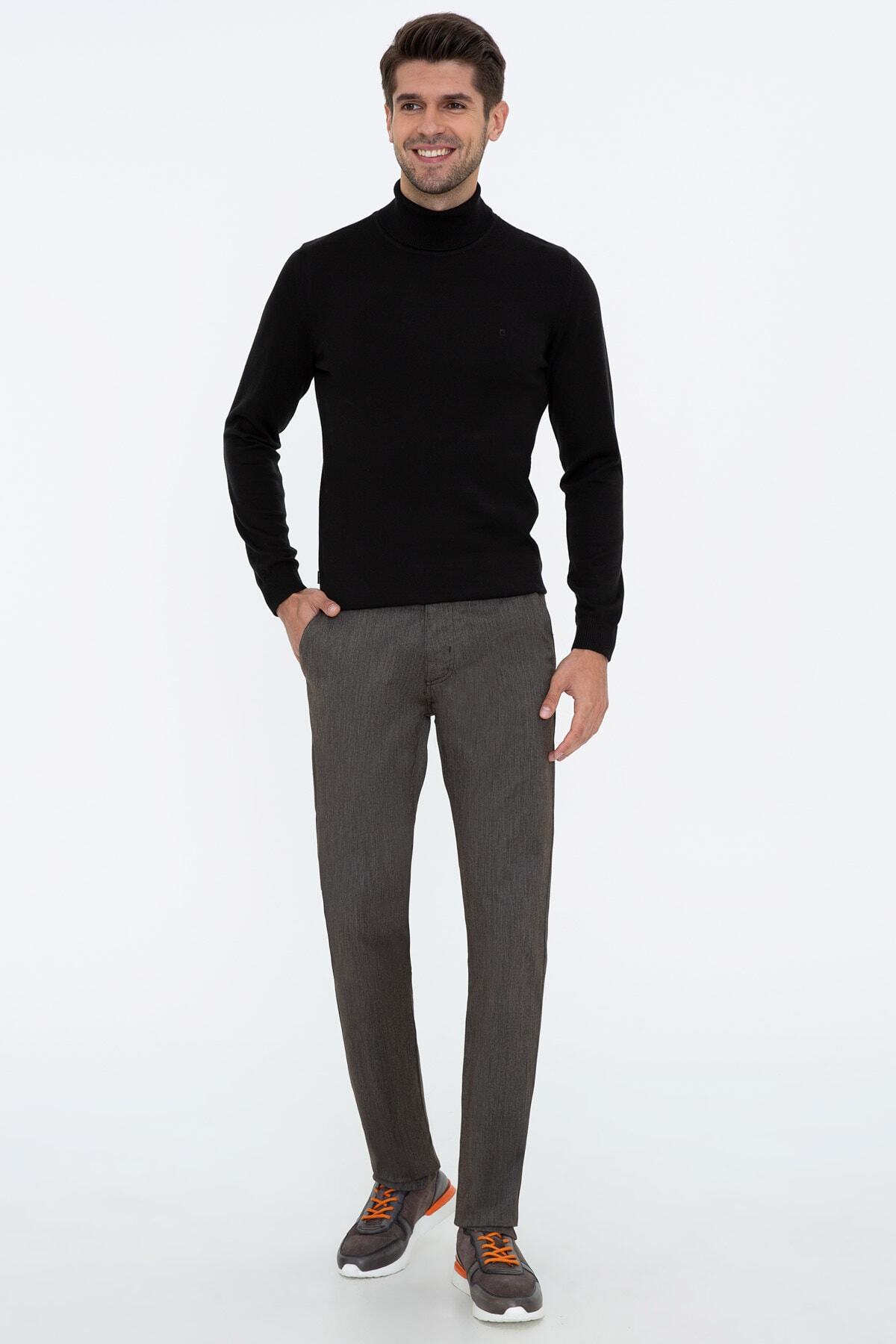 بافت مردانه راسته  آستین بلند | پیر کاردین Pierre Cardin G021SZ0TK.000.1256258 - تصویر 5