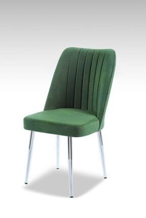 Vento Sandalye - Jerika Yeşil - Metal Krom Ayak ventojerrykrom