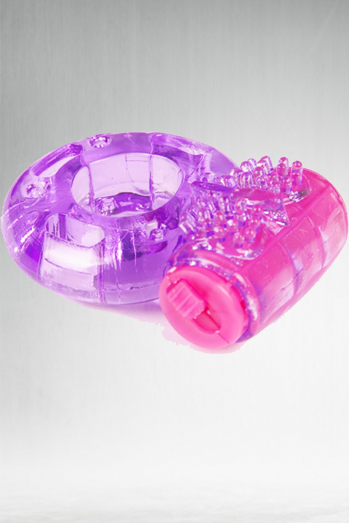 Titreşimli Pembe Klitoral Vibrasyon Ekstra Uyarıcılı Penis Halkası+temileme Solüsyonu 4