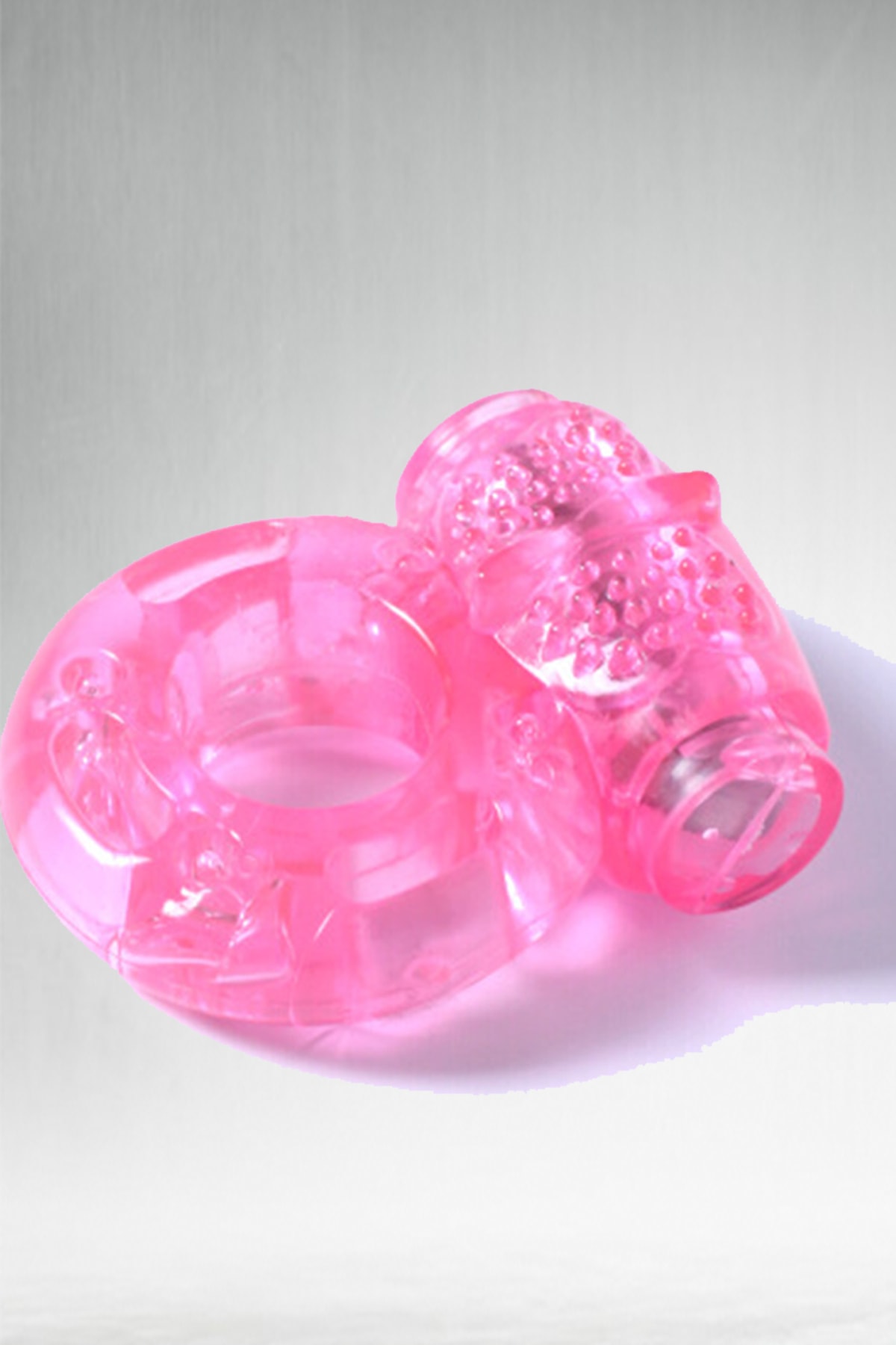 Titreşimli Pembe Klitoral Vibrasyon Ekstra Uyarıcılı Penis Halkası+temileme Solüsyonu 7
