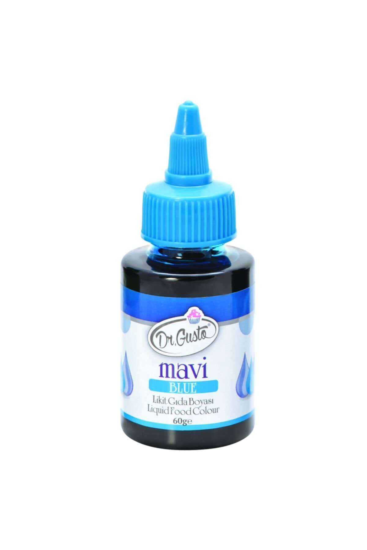 Dr. Gusto Sıvı Gıda Boyası Mavi 60gr