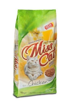 Miss Cat Tavuklu Yetişkin Kedi Maması 15 Kg D1888DRTR