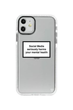Iphone 11 Beyaz Impact Social Media Premium Telefon Kılıfı Pub005-iPhone-11