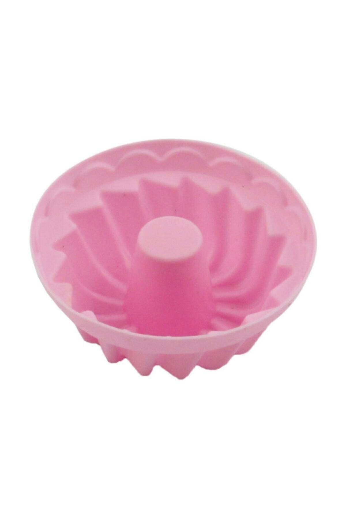 Harika Avm 6 Lı Mini Göbekli Silikon Muffin Kek Kalıbı (renk: Pembe)