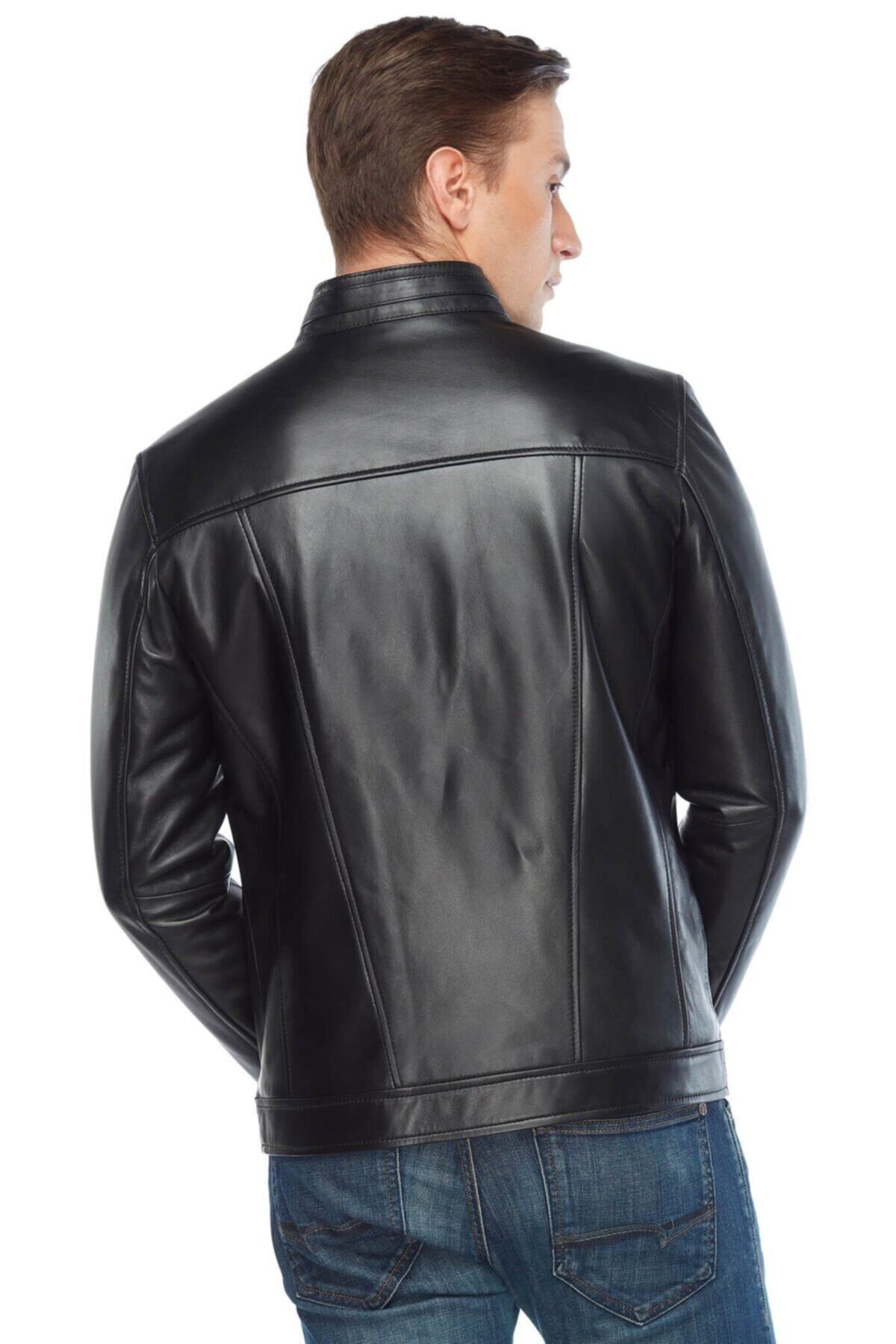 ژاکت مردانه مشکی Deriza | 35-5069 اورجینال - تصویر 5