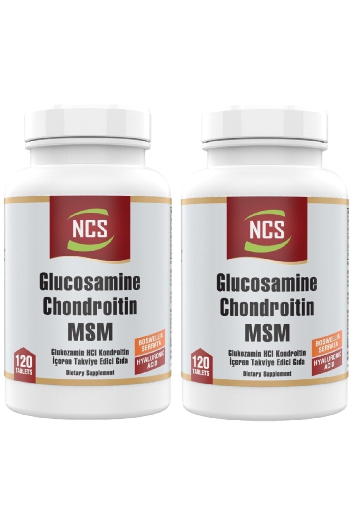 NCS Glucosamine Chondroitin Msm Hyaluronic Acid 120 Tablet 2 Kutu