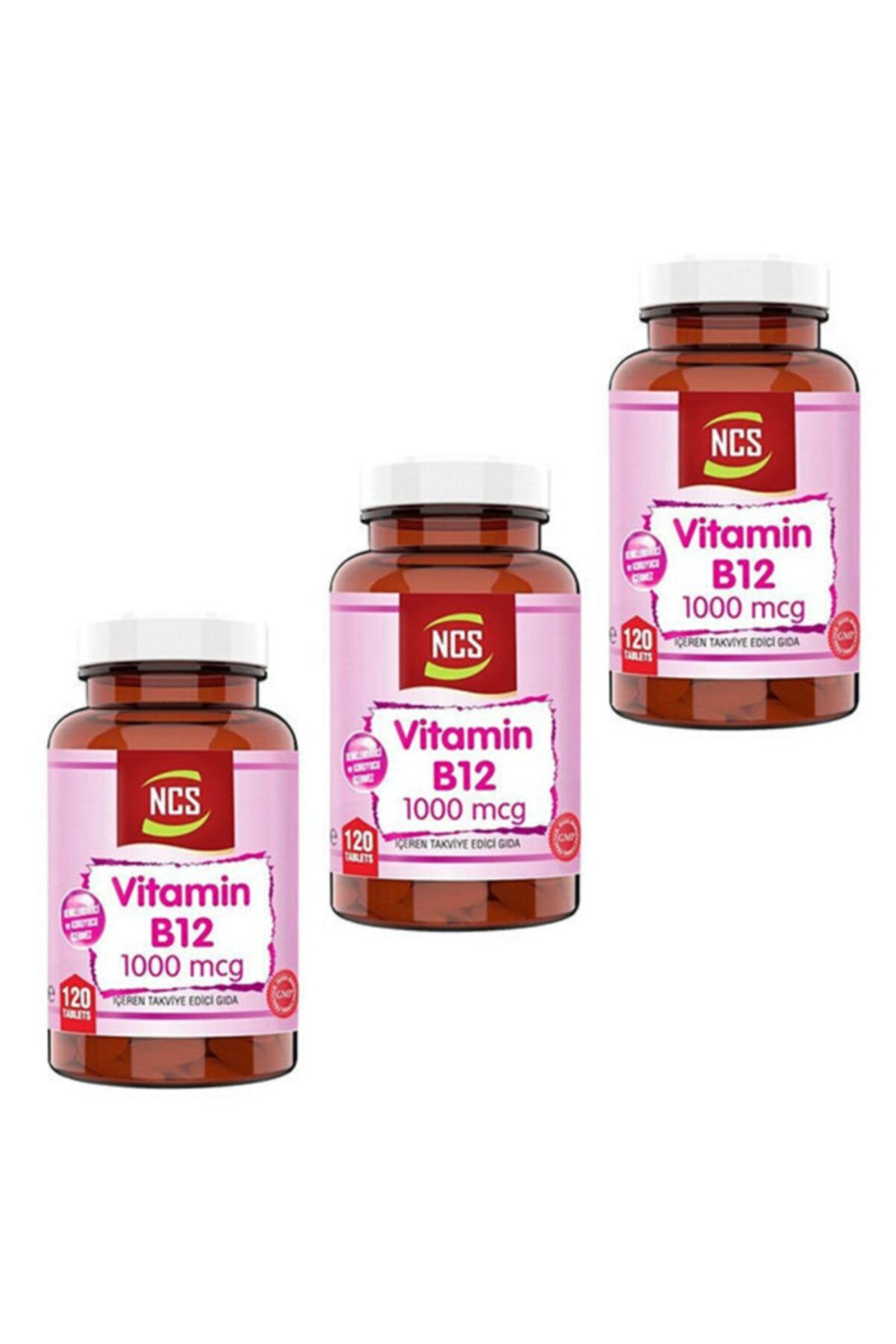 NCS Vitamin B12 Metilkobalamin 1000 Mcg 120 Tablet 3 Kutu