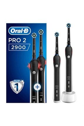 Pro 2900 Şarj Edilebilir Diş Fırçası Siyah 2'li Avant 4210201179948