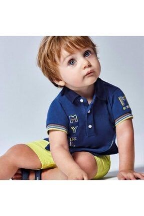Erkek Bebek Polo Yaka T-shirt mt.1109