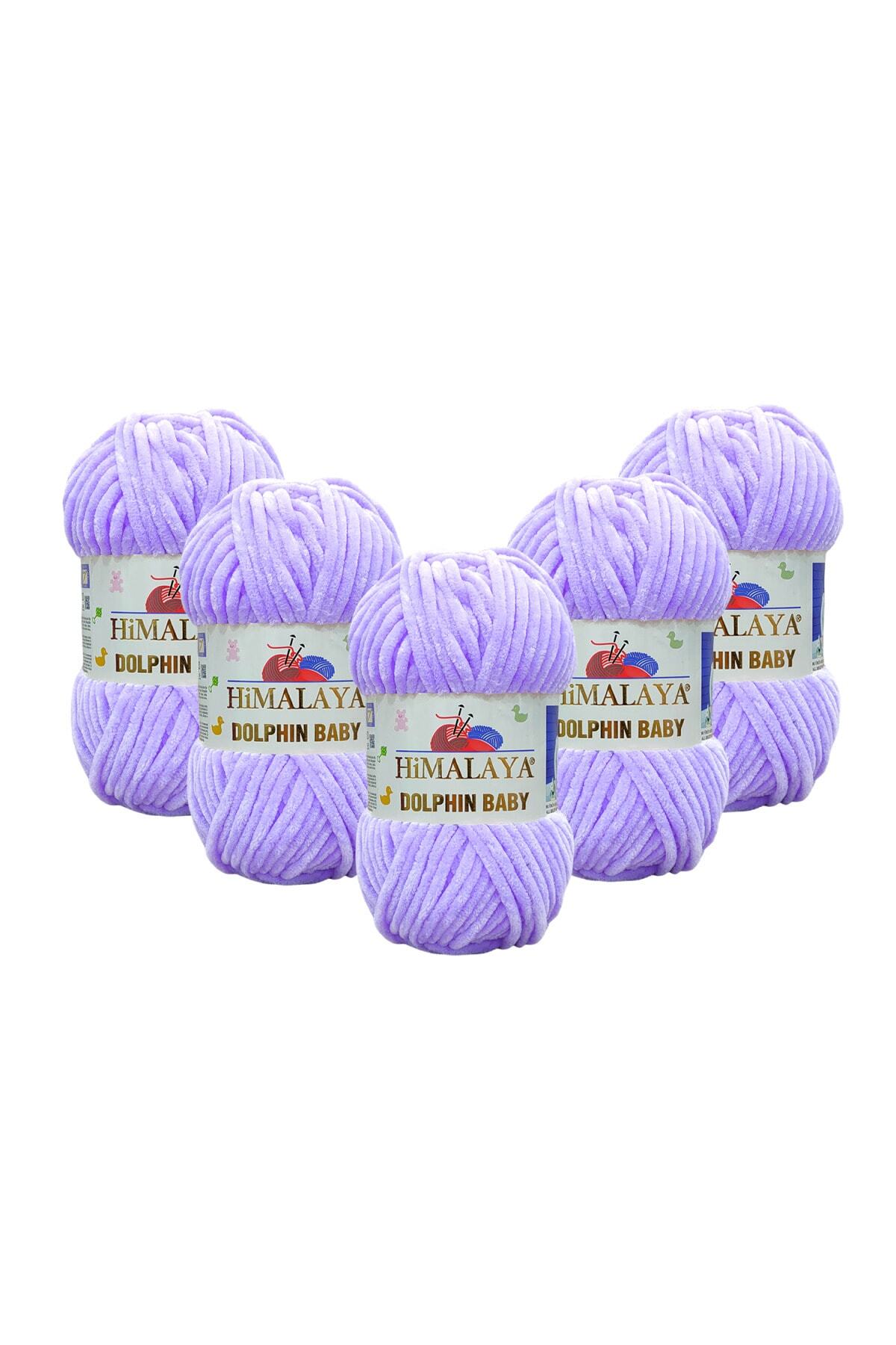 Dolphin Baby Velvet Rope 5-Pack - 80305 Lilac - 100 Gr. 120 Mt.