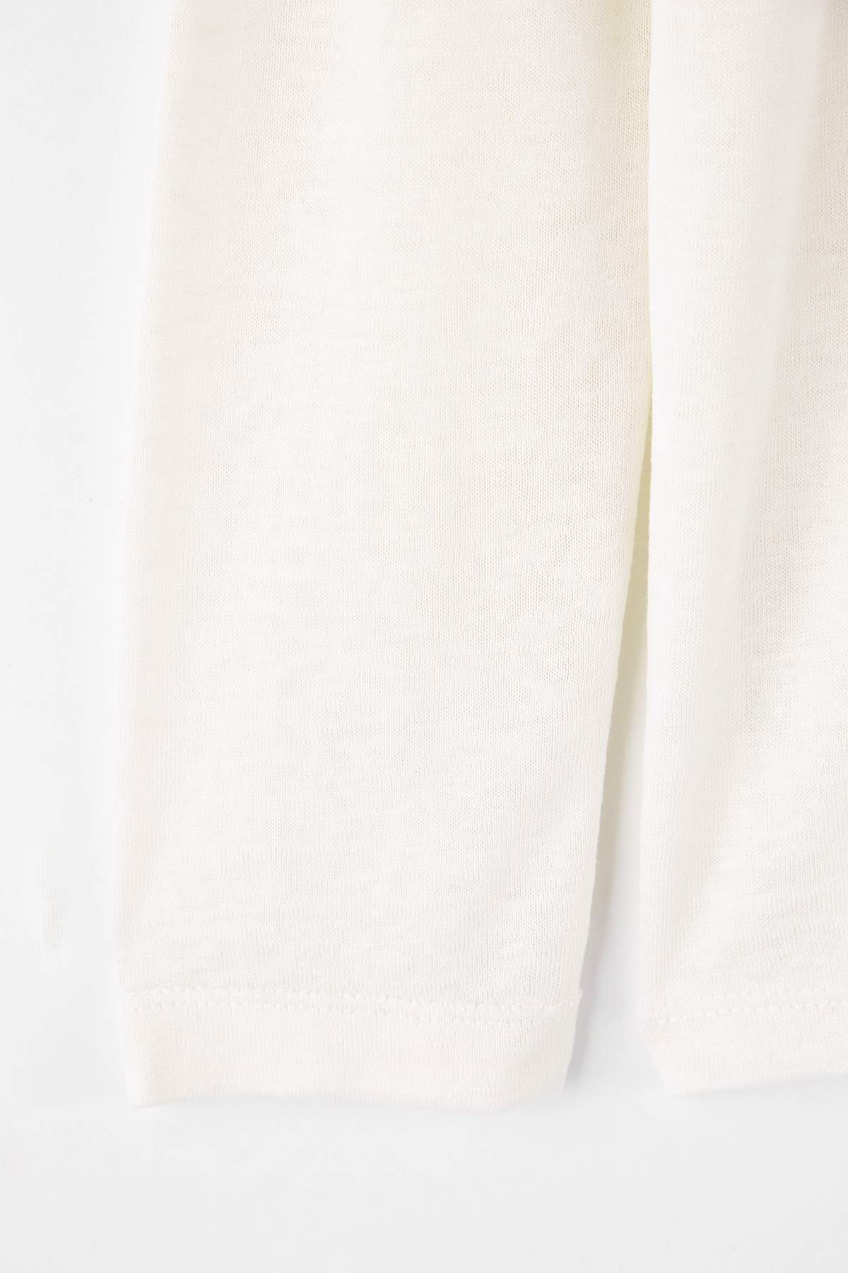 Trendyolmilla  Wardrobe Essentials – Ekru Bisiklet Yaka Örme T-shirt | TWOAW26TS00010 - Görsel 7