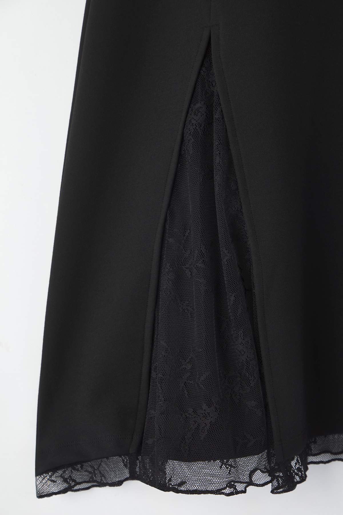 Trendyolmilla  Siyah Midi Örme Büyük Beden Etek TBBAW26AZ00028 - Görsel 6