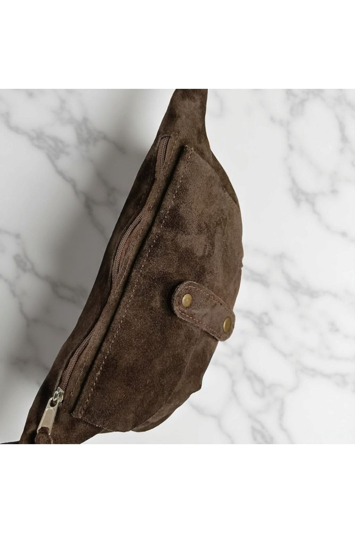 Mu leather design Tiu Bel Çantası görsel 4