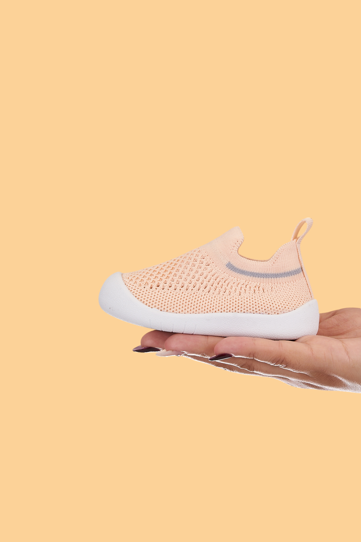 Mumenim Laaleys Kız Bebek&çocuk Kaymaz Ortopedik Taban Pembe Ilk Adım Ayakkabısı/spor Sneaker fotoğrafı 4 (önizleme)