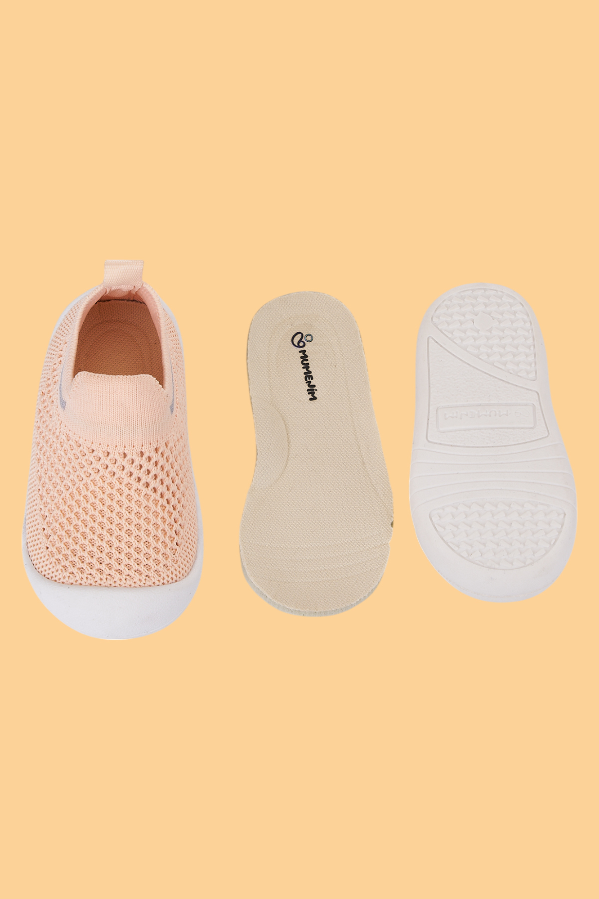 Mumenim Laaleys Kız Bebek&çocuk Kaymaz Ortopedik Taban Pembe Ilk Adım Ayakkabısı/spor Sneaker fotoğrafı 5 (önizleme)