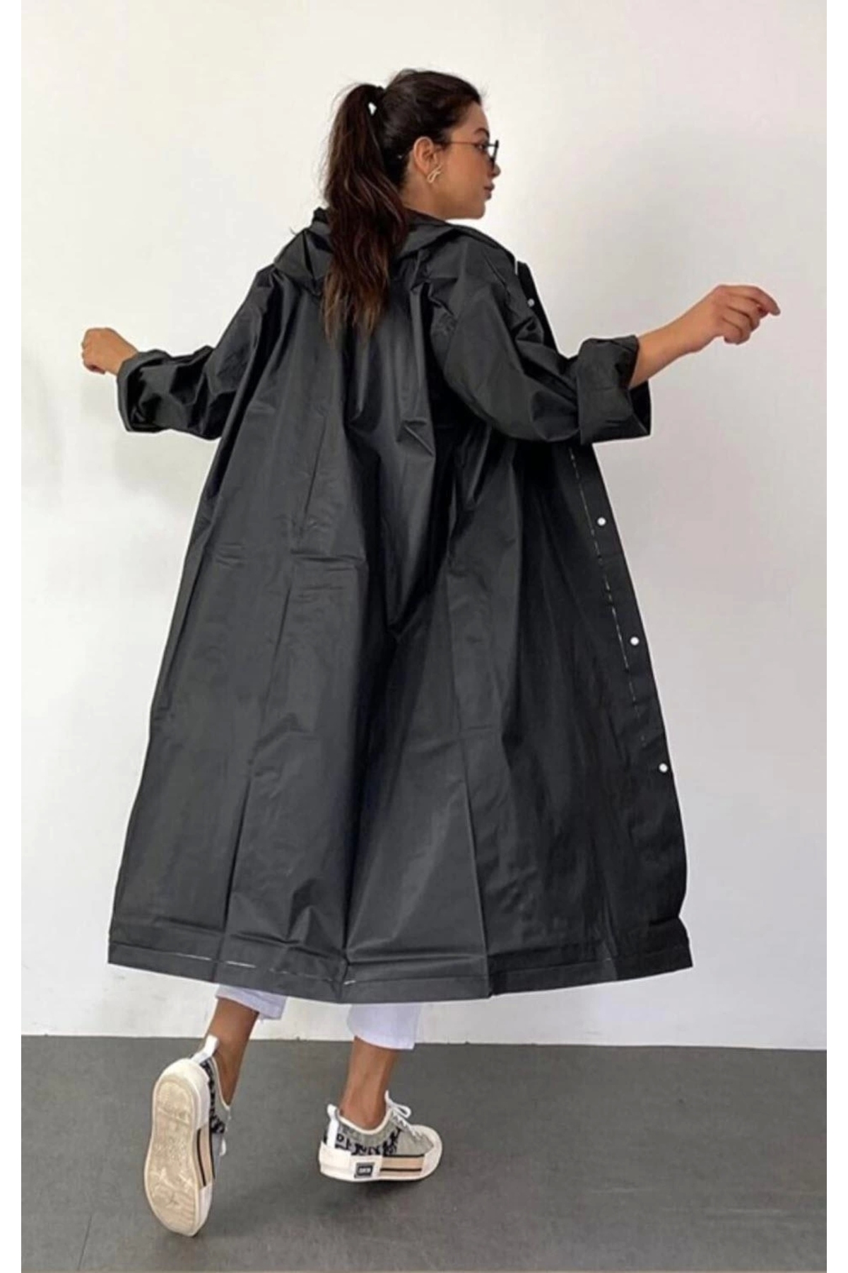 Yağmurluk Unisex MRC 881 - Siyah — مشکی yağmurluk — تصویر 2 از 3