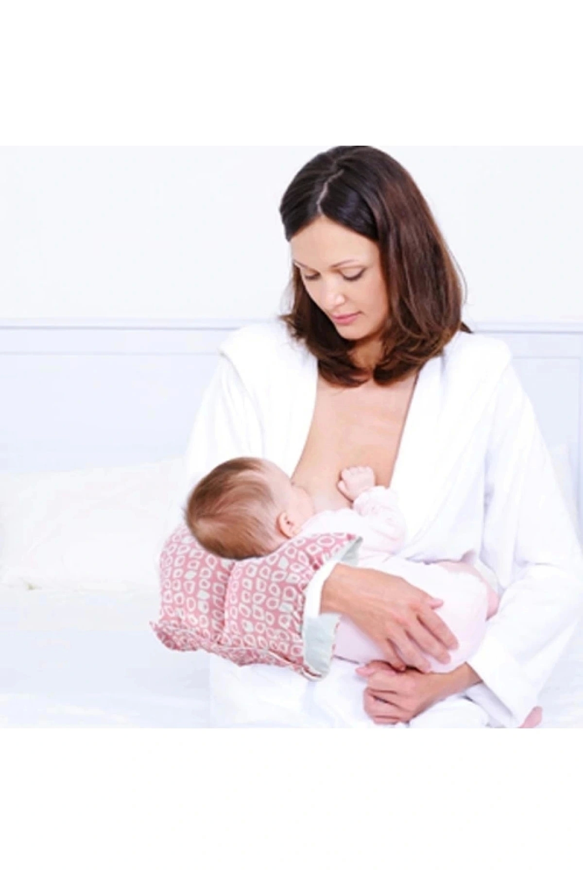 Babyjem Çok Amaçlı Emzirme Yastığı 523 Pembe Kare fotoğrafı 3 (önizleme)