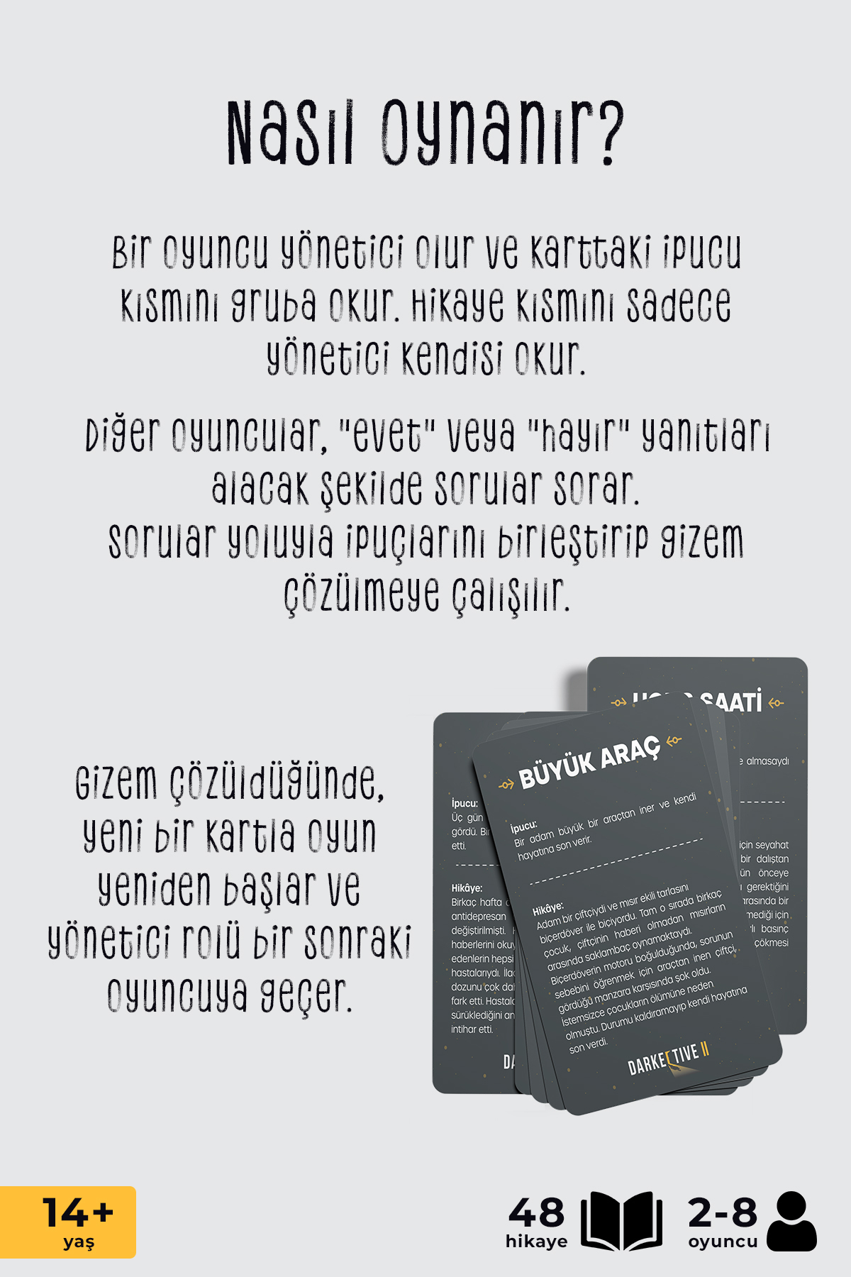 Brodger Darkective 2 Dedektiflik Oyunu-Evet Hayır Oyunu-Dedektif Oyunu-Zeka Oyunu-Kutu Oyunu-Kart Oyunu fotoğrafı 3 (önizleme)