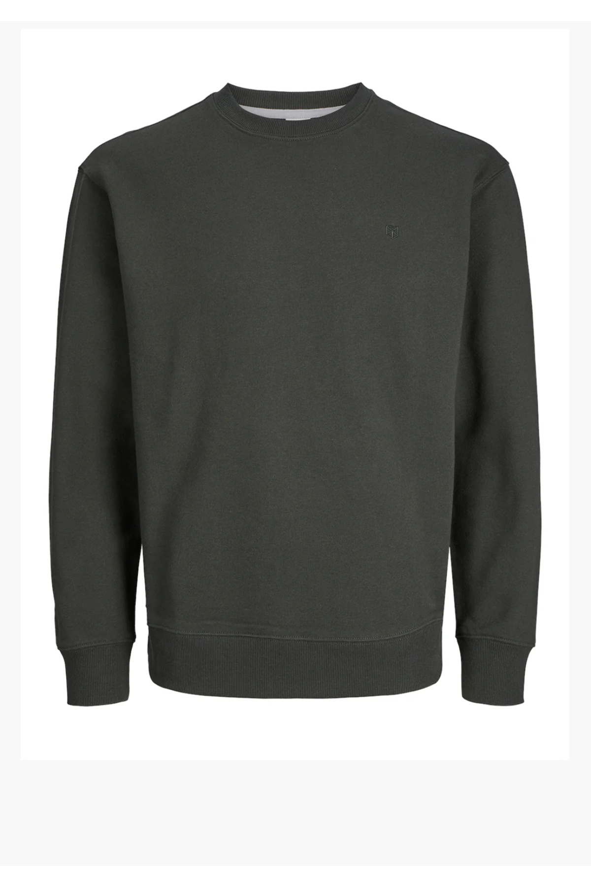 جک اند جونز سویشرت مردانه جک اند جونز 12262789 JPRCCLOGAN SWEAT CREW سبز خاکی