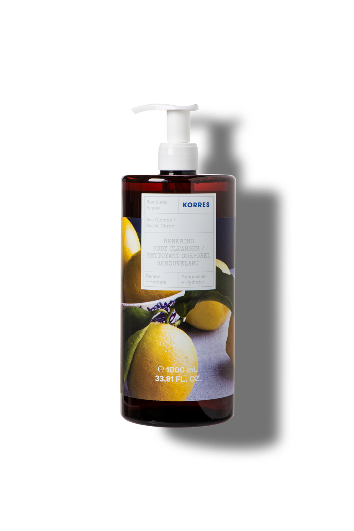 Korres Renewing Body Cleanser Basil Lemon 1000 ml - Fiyatı, Yorumları